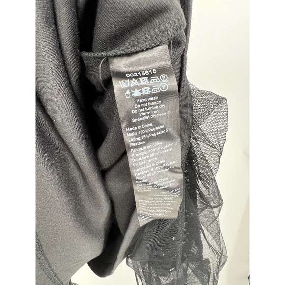 City Chic Luxe NWT Black Sequin Pleated Aurora Fit & Flare Maxi Midi Dress Sz 12 - Picture 10 of 15